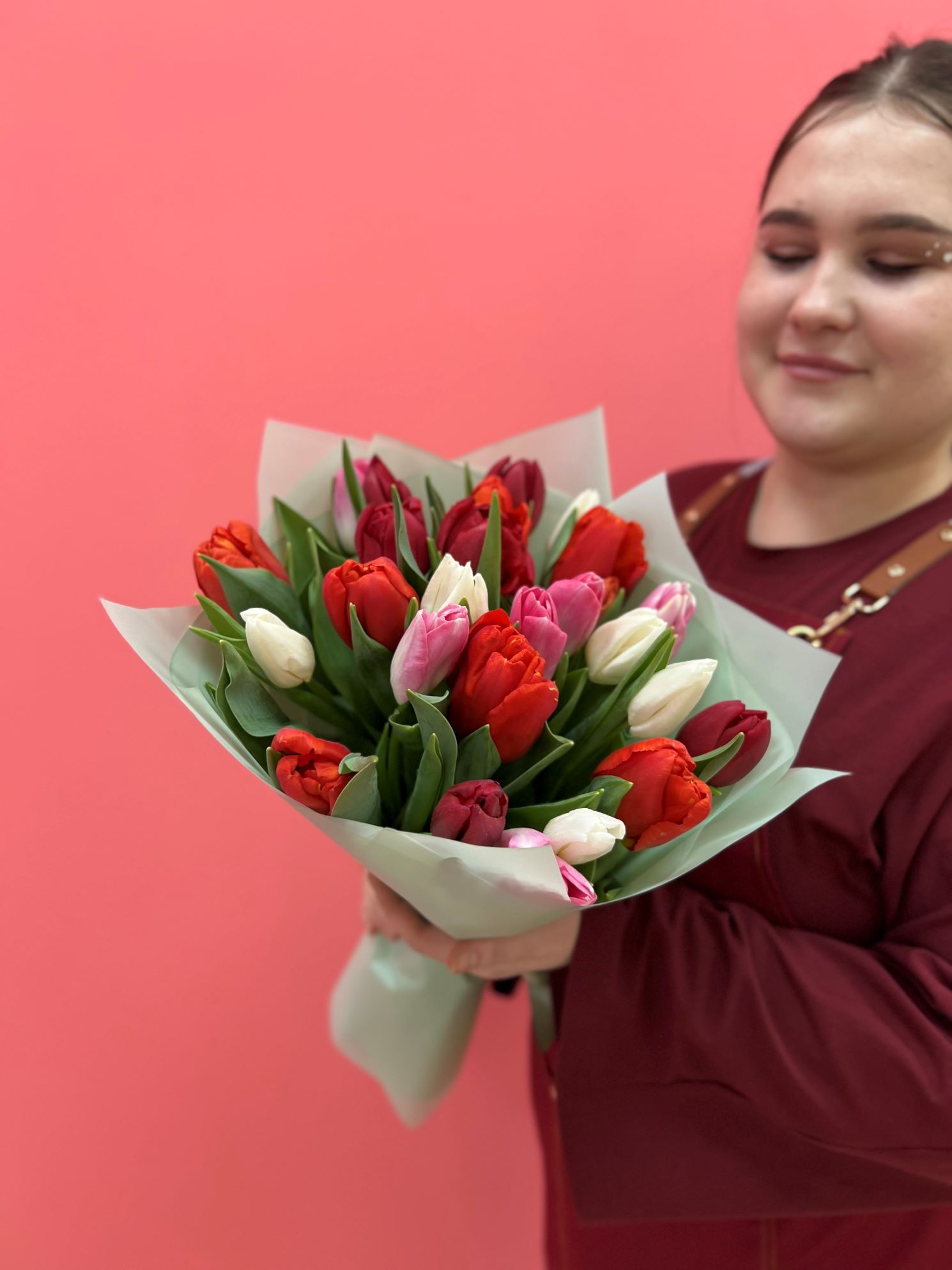 Букет из 25 Тюльпанов